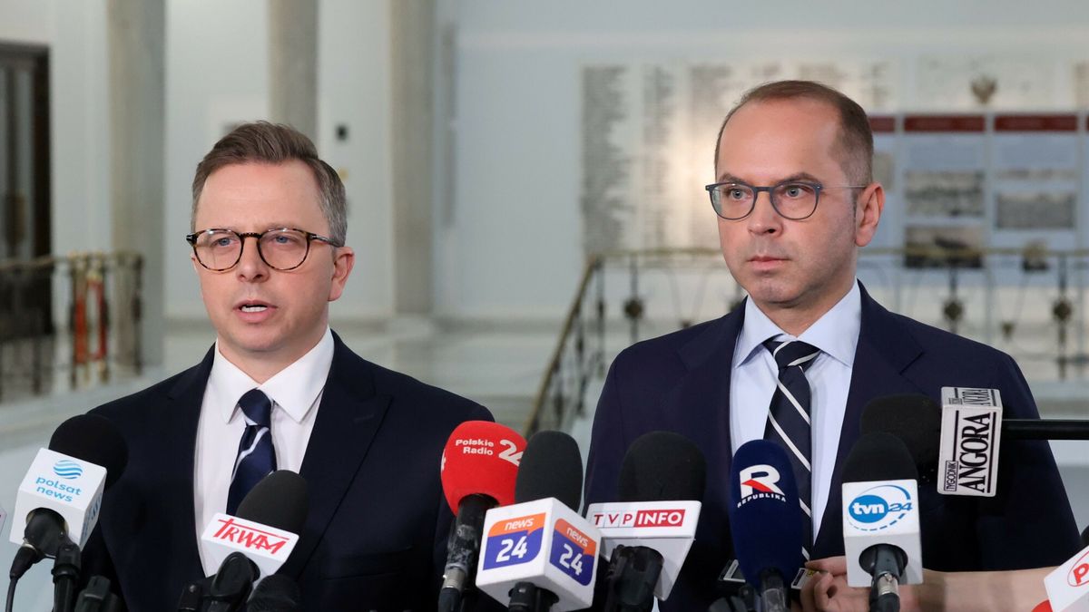 Posłowie KO: Dariusz Joński i Michał Szczerba