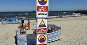 Zdjęcie z polskiej plaży. Ratownik rozkłada ręce. "Mają w nosie"