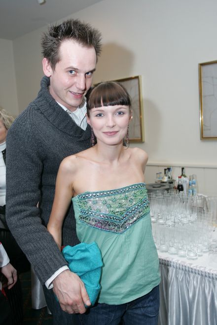 Pascal Brodnicki i Agnieszka Mielczarek w 2005 roku. 