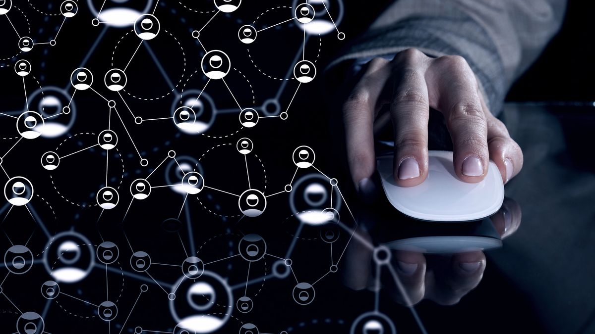 Koncepcja sieci P2P z depositphotos