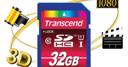 Szybkie karty SDHC Transcend w wersji 32 GB