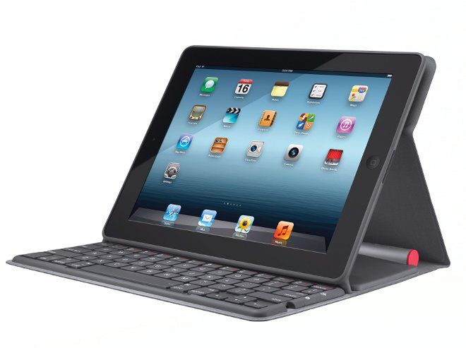 Logitech Solar Keyboard Folio - zasilana światłem ochrona dla iPada