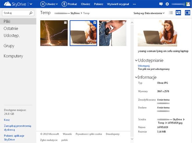 Nowy, lepszy Skydrive