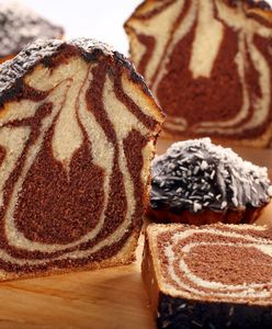 Prosta dwukolorowa babka