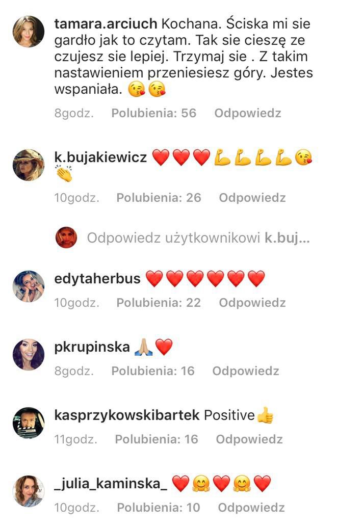 Gwiazdy wspierają Alżbetę Leńską po operacji mózgu