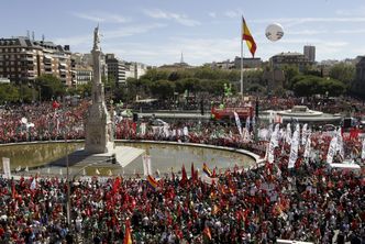 Demonstracja w Madrycie. Hiszpanie protestują przeciwko cięciom