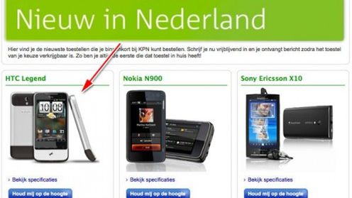 HTC Legend prawie oficjalnie. Premiera w marcu? 1