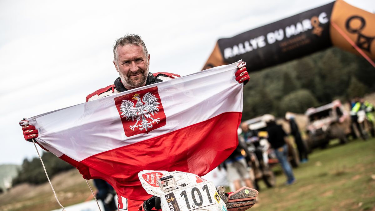 Rafał Sonik na mecie Pucharu Świata w Maroku