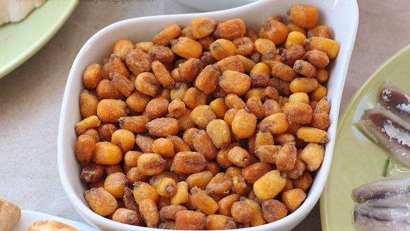 Prażone ziarna kukurydzy o smaku BBQ