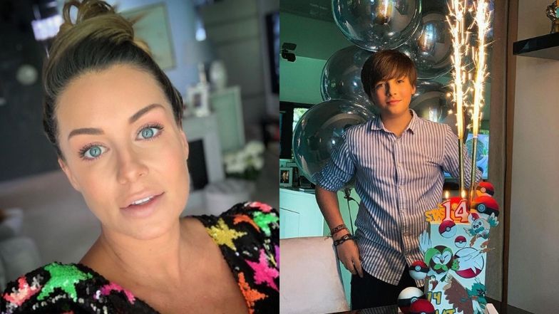 Małgorzata Rozenek świętuje 14. urodziny Stanisława