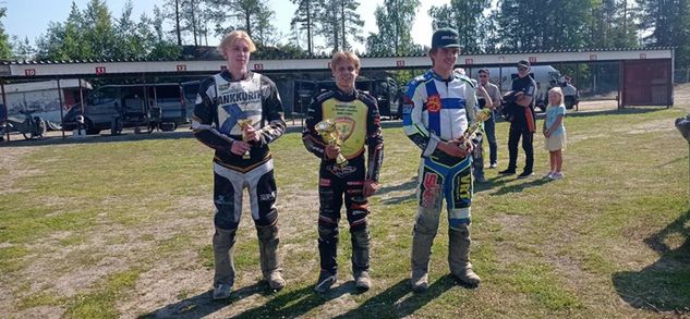 Podium zawodów w Seinajoki