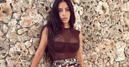 Kim Kardashian znowu zachwyciła! Ten kostium nie zasłonił zbyt wiele