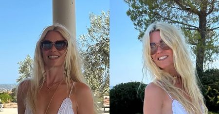 Claudia Schiffer świętuje 55. urodziny w stroju kąpielowym