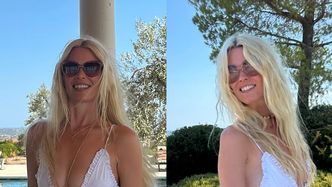 Claudia Schiffer świętuje 55. urodziny w stroju kąpielowym
