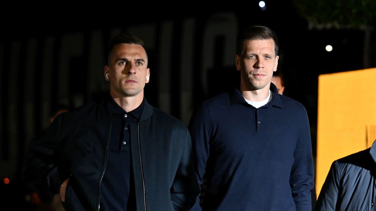 Arkadiusz Milik i Wojciech Szczęsny