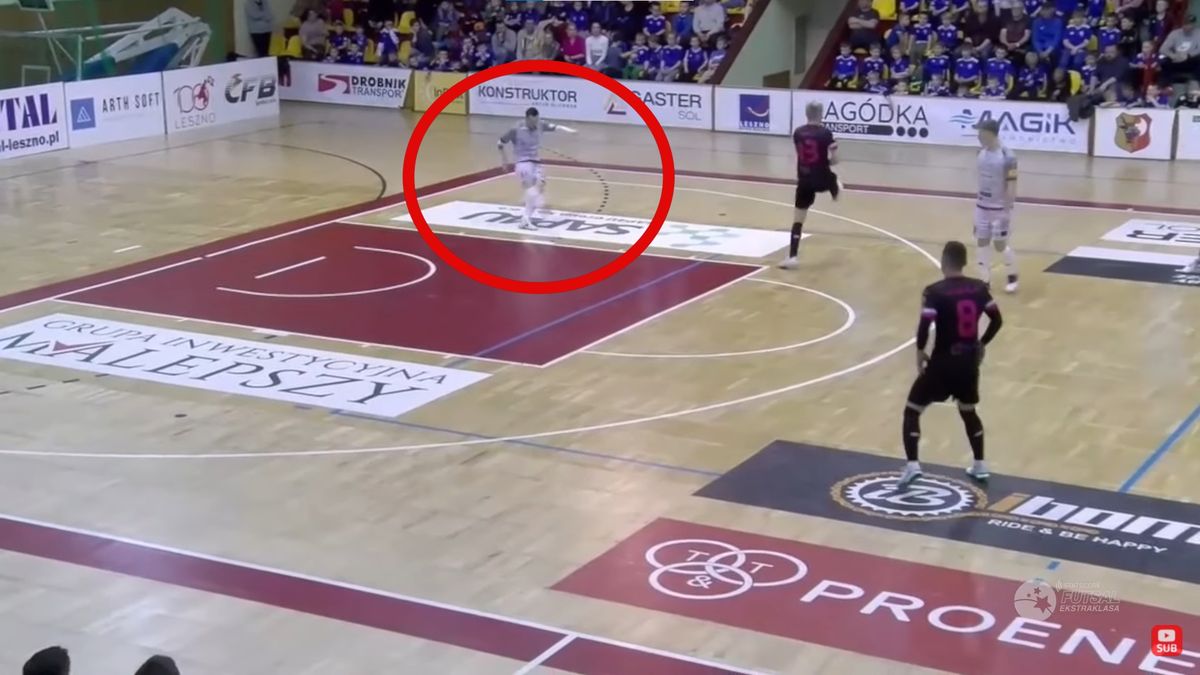 YouTube / Futsal Ekstraklasa / Piękna bramka w meczu 26. kolejki Statscore Futsal Ekstraklasy