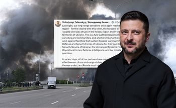 Zełenski zabiera głos po atakach na Moskwę. "Sprawiedliwa odpowiedź"