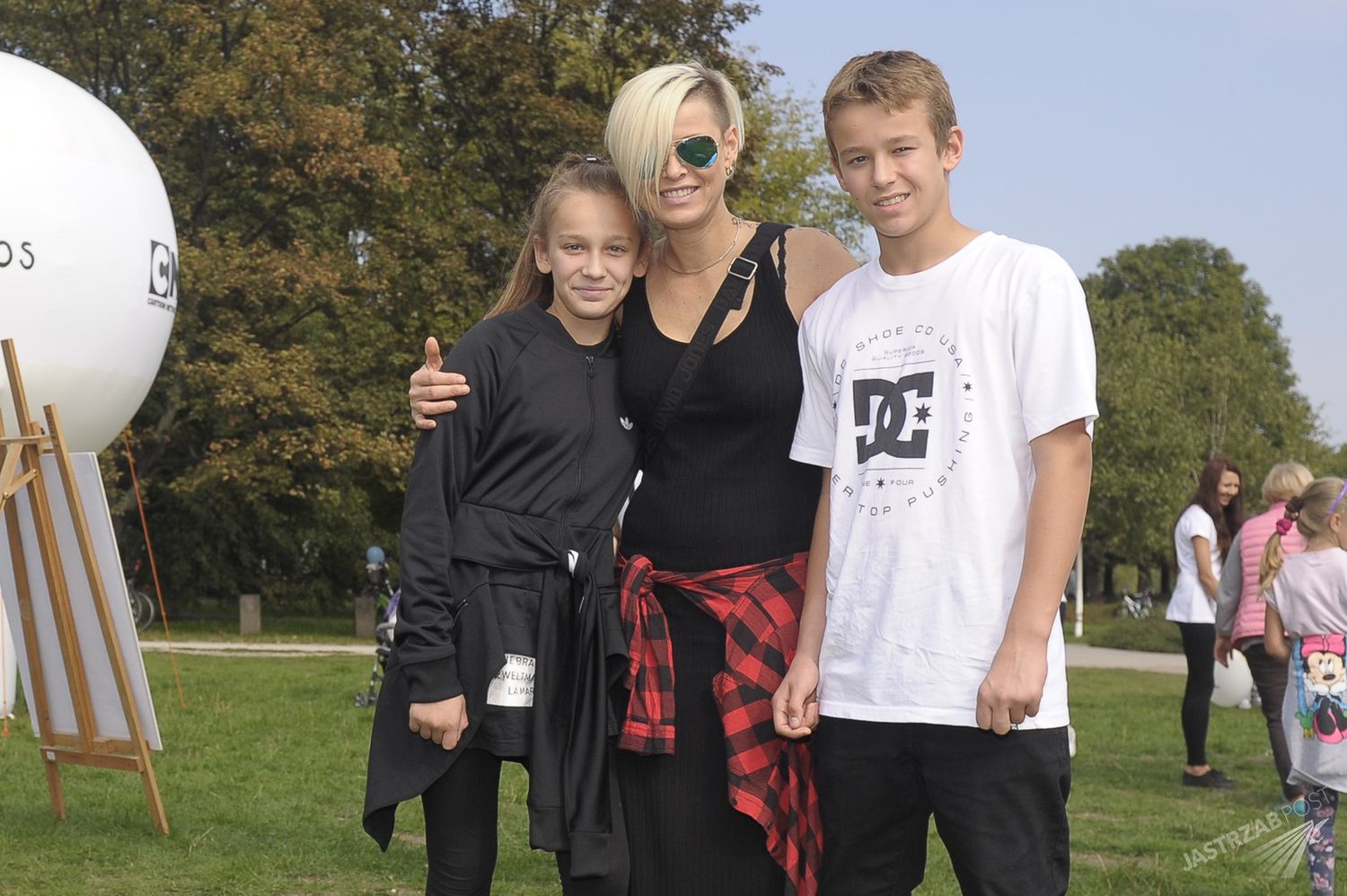 Marta Wiśniewska z dziećmi
Fot. akpa
