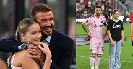 Córka Beckhamów wprowadziła Messiego na murawę. Internauci piszą o NEPOTYZMIE: "To niesprawiedliwe!"