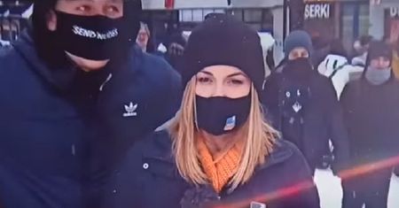 Turysta wszedł na wizję Polsat News. Powiedział, co sądzi o PiS