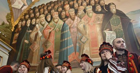 Historyczny dzień w Kijowie. Bożonarodzeniowe nabożeństwo w Ławrze Peczerskiej