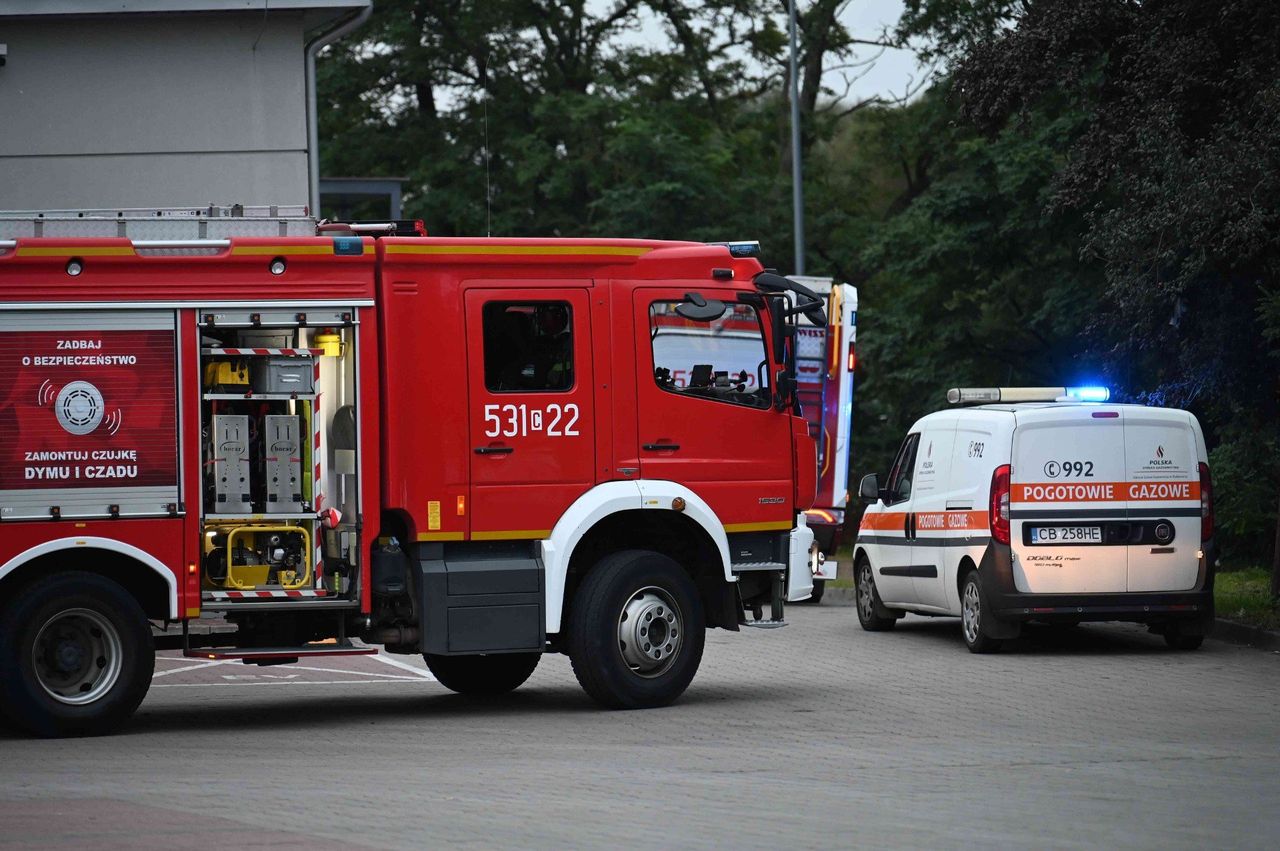 Świecko: Akcja w Biedronce. Ewakuowano klientów i personel