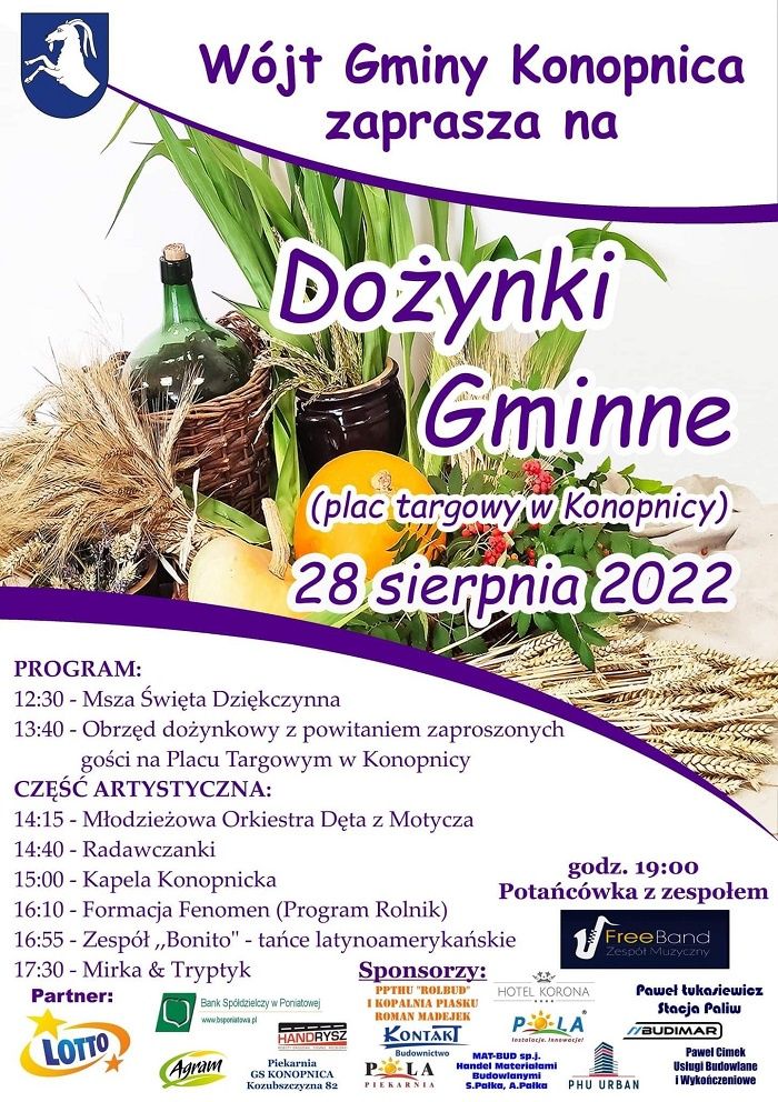 Dożynki Gminy Konopnica 2022