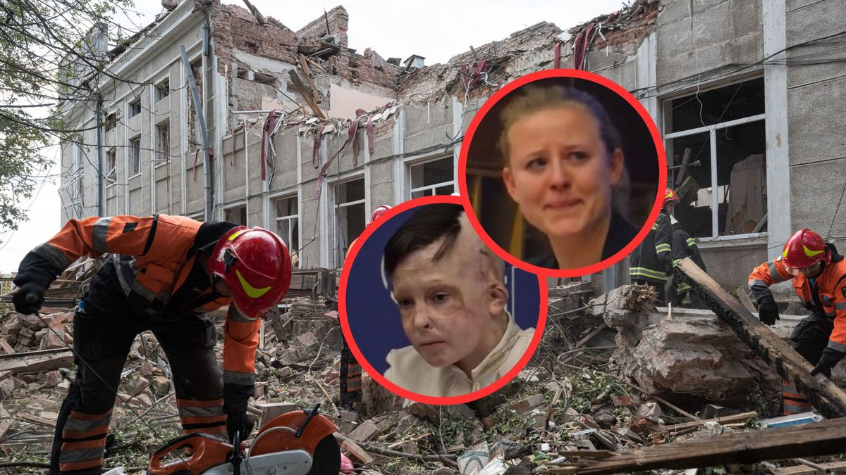 Jewgienija płakała po słowach Romana. W tle zdjęcie z Winnicy