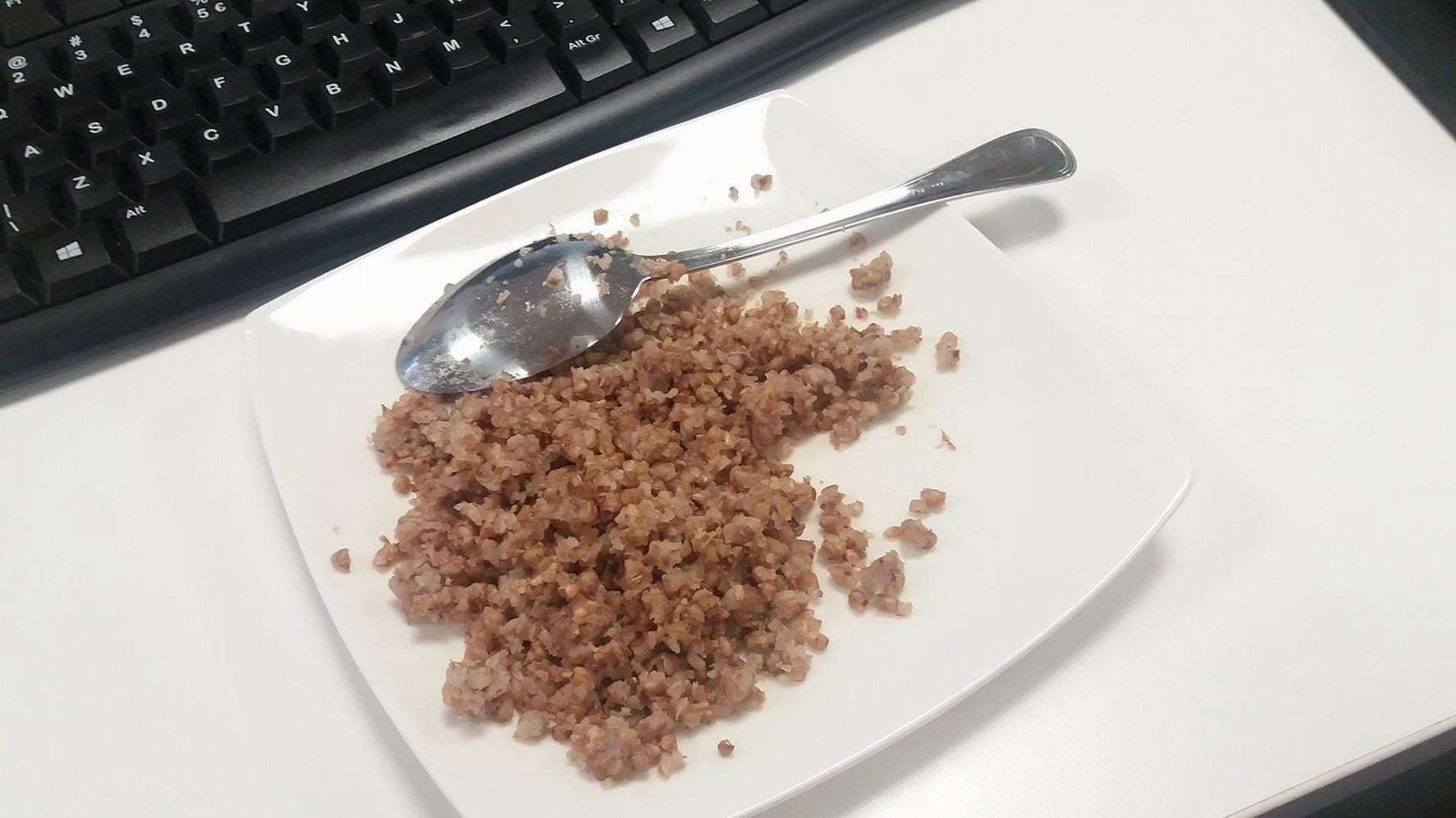 Kasza gryczana na śniadanie