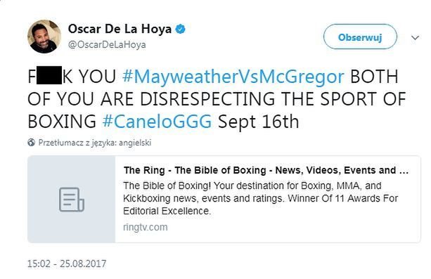 Fot. Twitter/OscarDeLaHoya