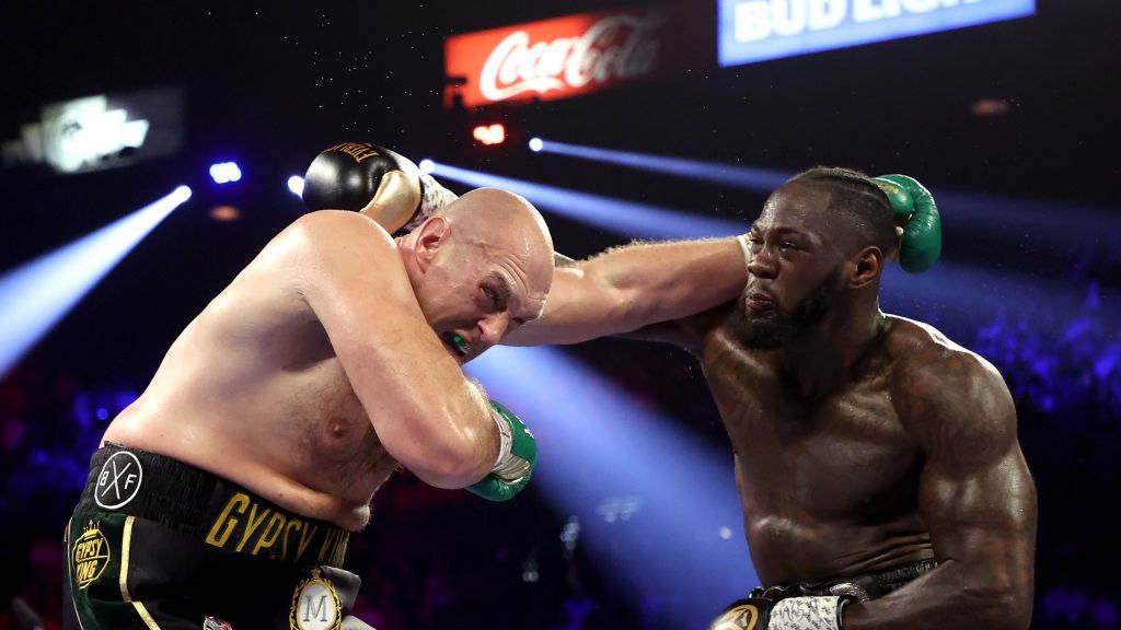 Getty Images / Al Bello / Na zdjęciu od lewej: Tyson Fury i Deontay Wilder
