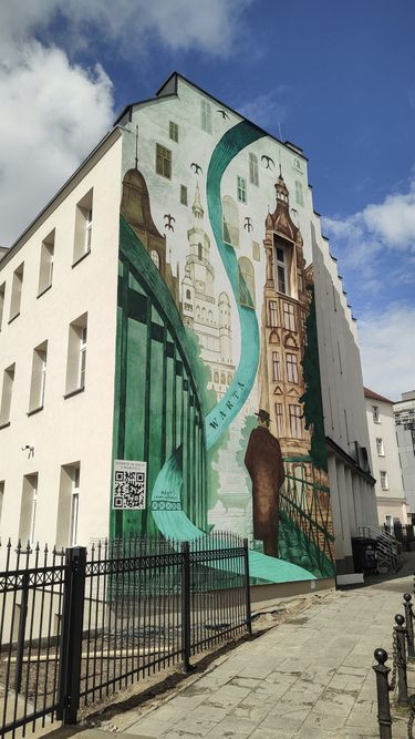 Mural „Rzeka warta Poznania” – sztuka, która przypomina o tożsam