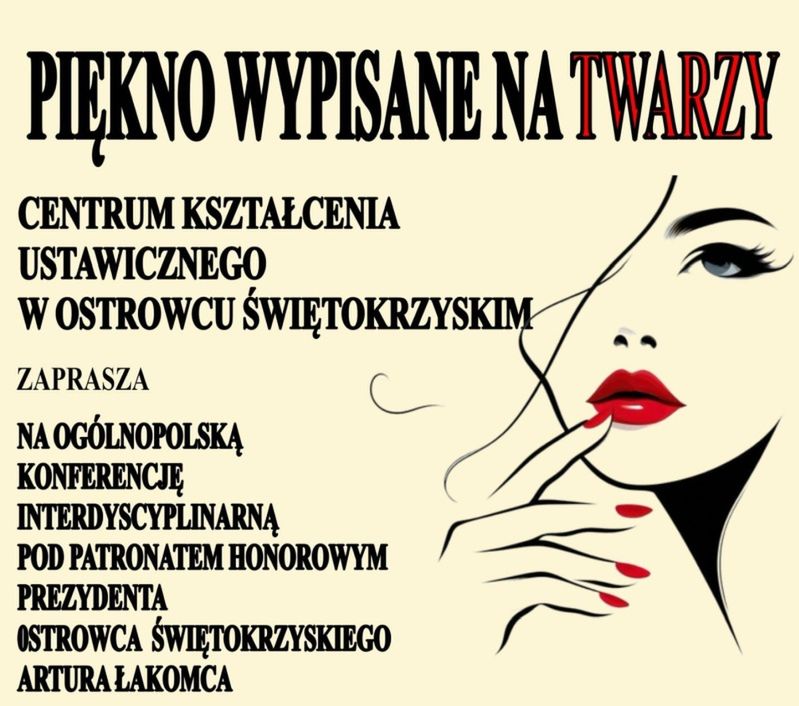 Konferencja "Piękno wypisane na twarzy"