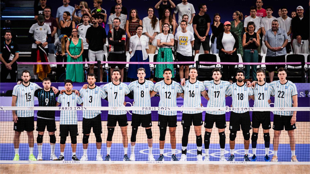 Zdjęcie okładkowe artykułu: Materiały prasowe / FIVB / Reprezentacja Argentyny przed meczem z Niemcami na IO Paryż 2024