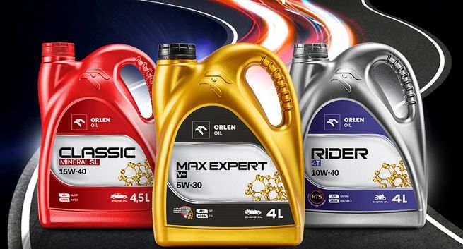 Oleje Orlen Oil w nowej szacie graficznej