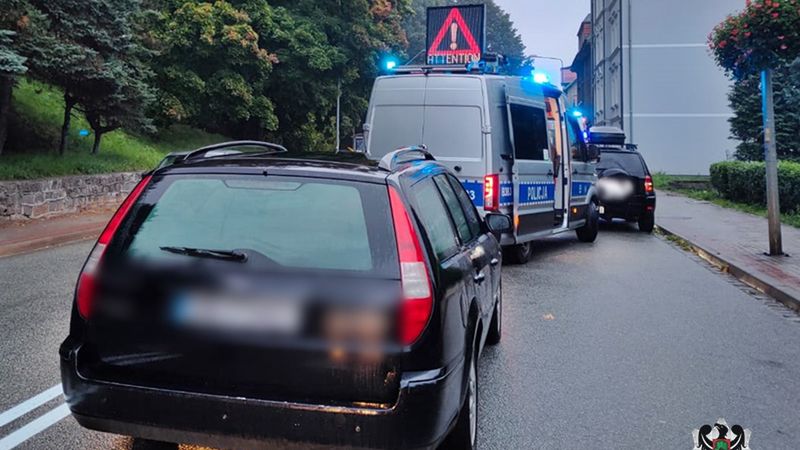 policja wypadek