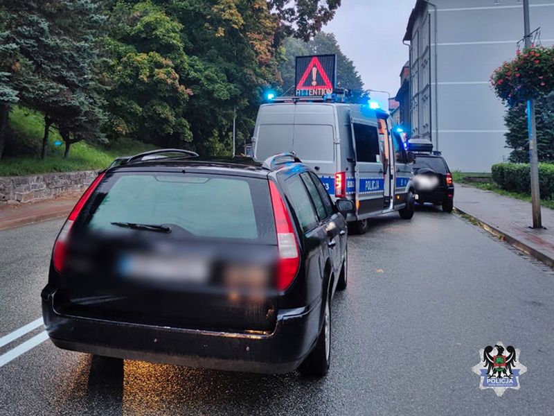 policja wypadek