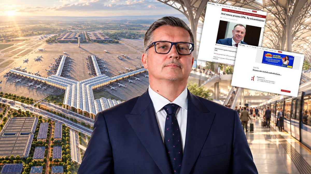 Piotr Borys został nowym prezesem CPK. TVP Info początkowo poinformowało, że został nim obecny wiceminister o tym samym imieniu i nazwisku