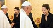 Angelina Jolie na audiencji u papieża Franciszka! (ZDJĘCIA)
