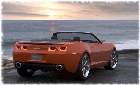 Chevrolet Camaro na zielonym