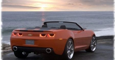 Chevrolet Camaro na zielonym
