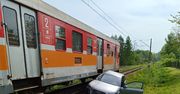 Bulowice. 27-letni kierowca wjechał wprost pod pociąg