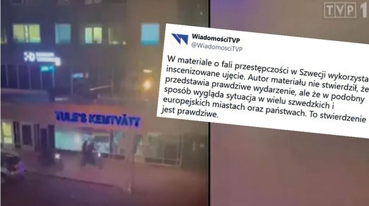 Wyjaśnienia, które zamieściła TVP po materiale, w którym wykorzystano kadry z produkcji Netfliksa 