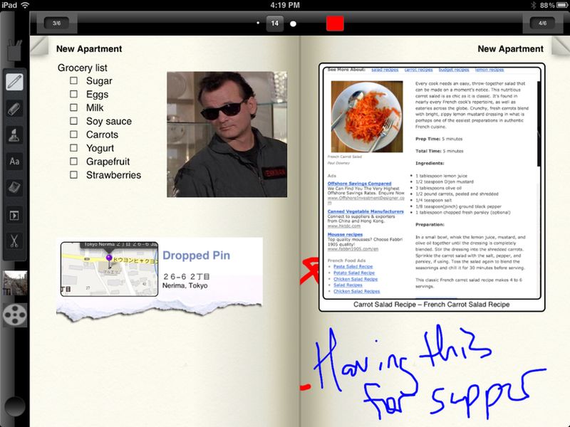 Taposé - zupełnie nowa strona iPada! Microsoft Courier powraca z otchłani 5