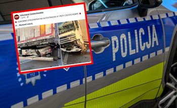 Poważny wypadek na A1. Ruch odbywa się pasem awaryjnym