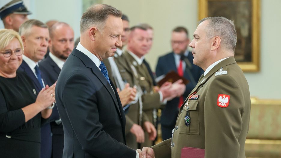 Andrzej Duda i gen. Wiesław Kukuła.