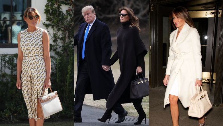 Melania Trump i kolekcja jej luksusowych torebek