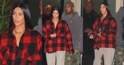 Kim Kardashian ukrywa łuszczycę w dresie i koszuli męża (ZDJĘCIA)