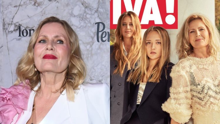 Grażyna Szapołowska zapozowała razem z córką i wnuczką