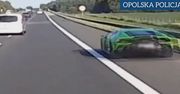 Nagranie z autostrady A4. Spójrzcie na kierowcę lamborghini
